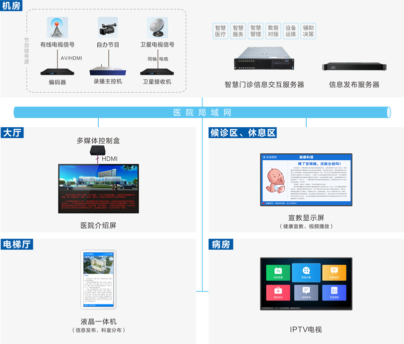 星空真人信息发布系统连线图